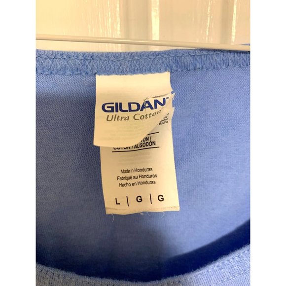 Chi Omega Summer 2018 Tank Top T-Shirt - Florida State - Size L - Blue - Picture 3 of 6